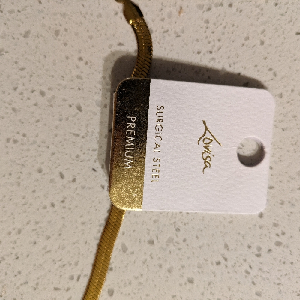 Stainless Steel Gold Plated Necklace